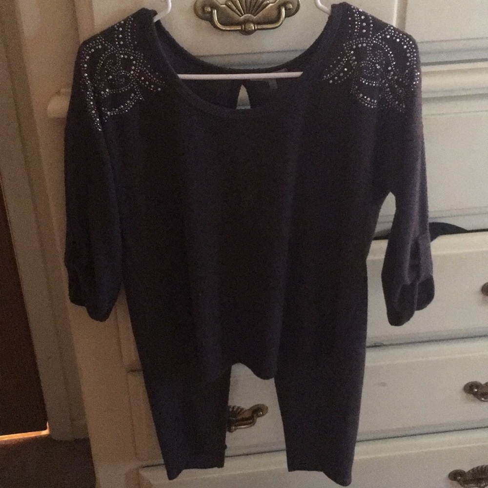 Open back sweater